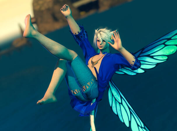 Flying free and feeling frisky~